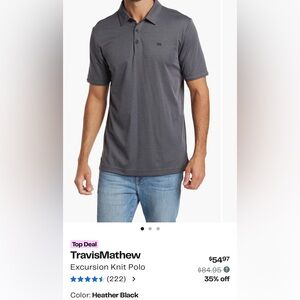 2 like new Travis Mathew Polo Shirts Classic Design